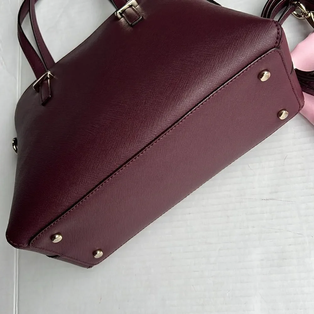 Kate Spade Cedar Street Maise Satchel - Mulled Wine